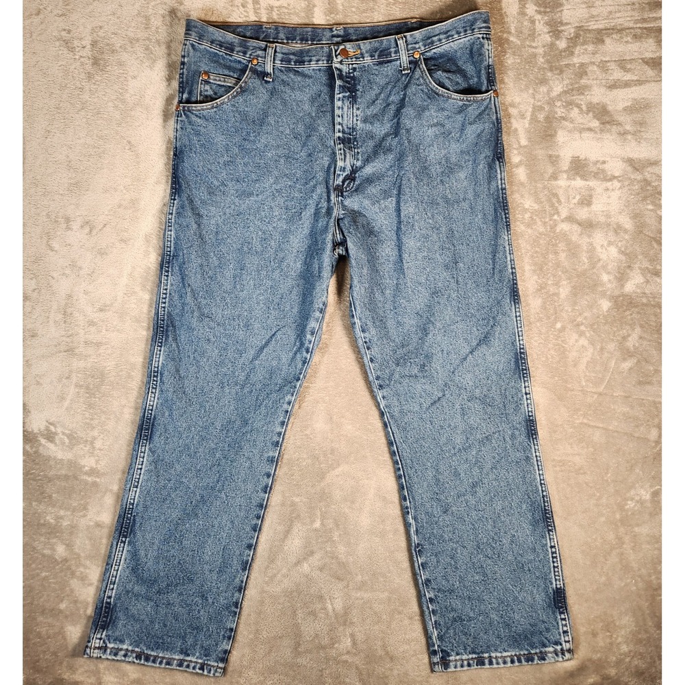 Wrangler Jeans Mens 42X30 Blue Pro Rodeo Competition‎ Cowboy Relaxed 1031MWZGK